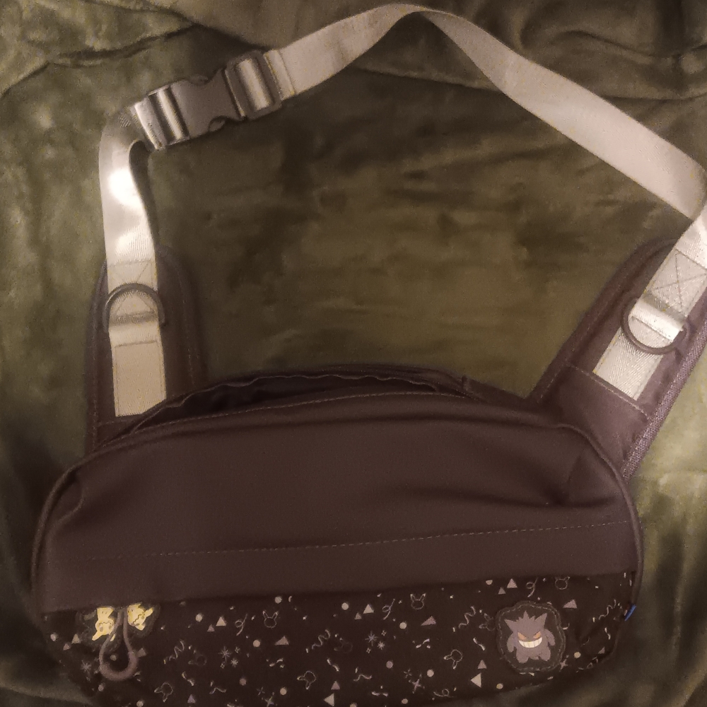 Black and Gray Handheld Console Bag